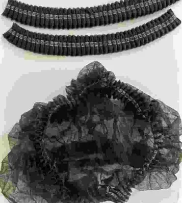 Black Disposable Bouffant Cap2